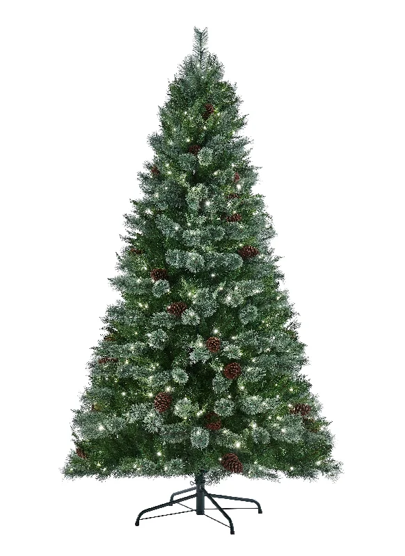 Bosk 6.5ft Pre-lit Hollingworth Spruce Artificial Christmas Tree with 400 LED Lights